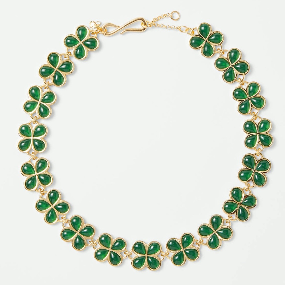 🍀Ann Taylor Clover Statement Necklace🍀